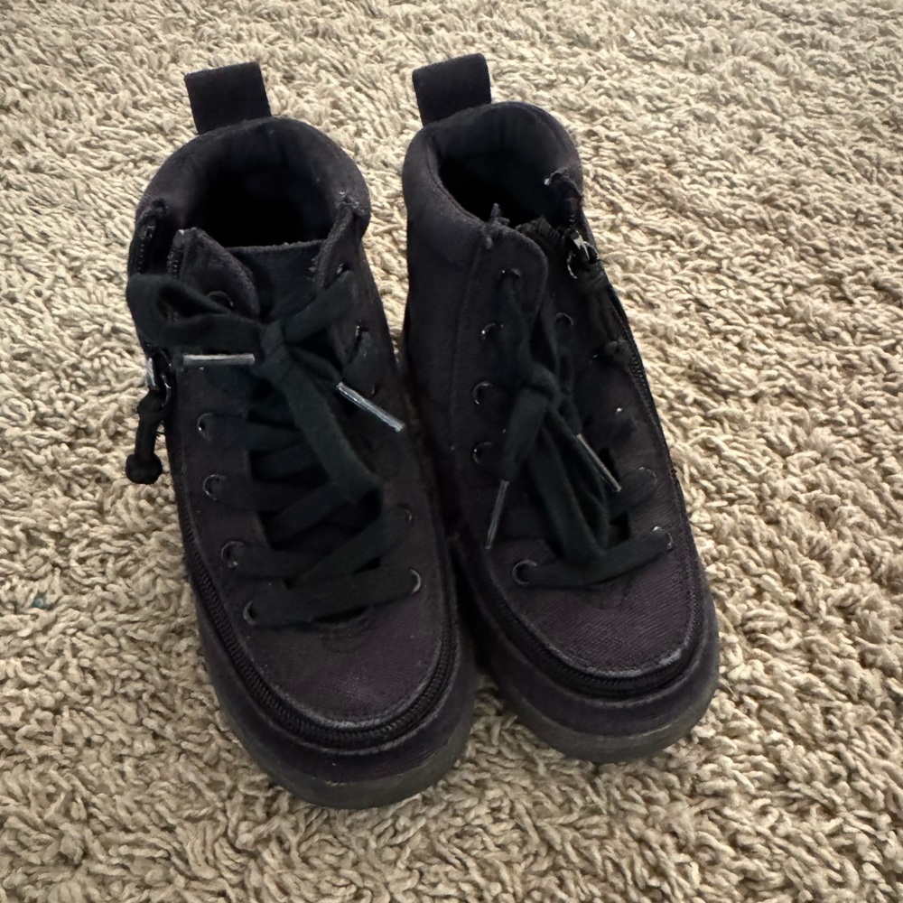 Billy Kids Classic Lace High Black High-Top Sneakers